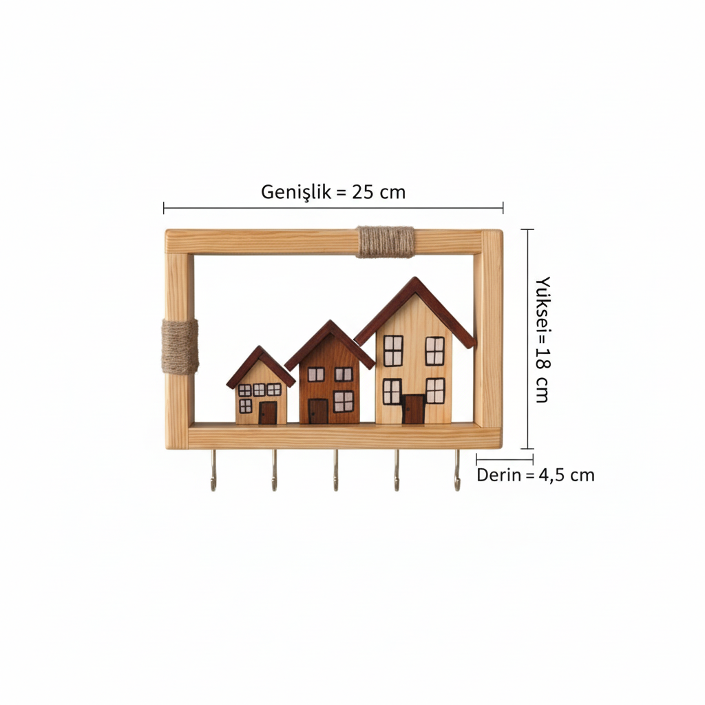 Ahşap Duvar Rafı Ölçüleri