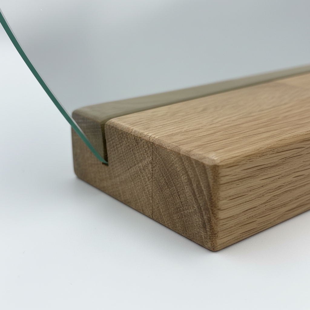 Ahşap köşe detay - mumluksuz