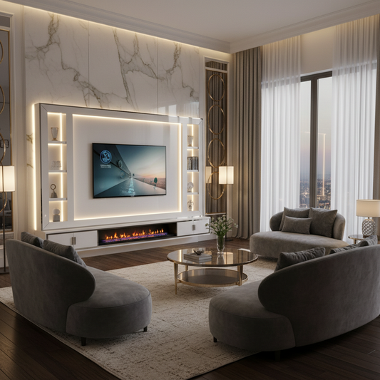 Çarpıcı Salon Görünümü