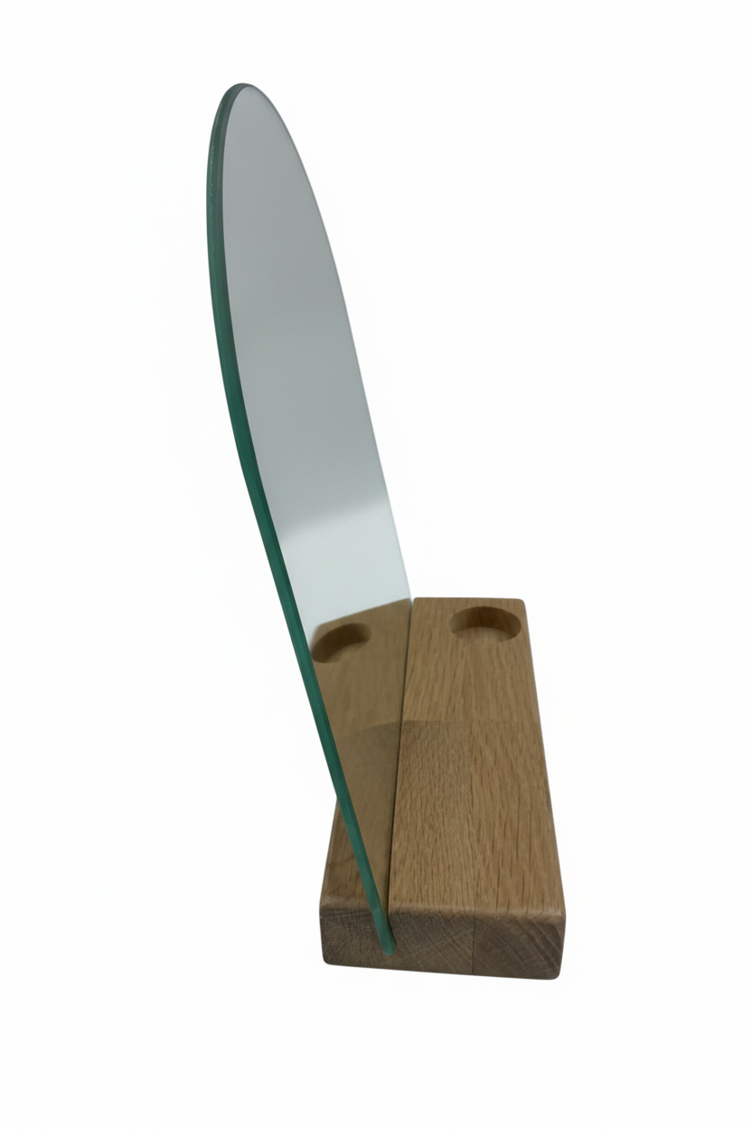 Aynalı mumluk - orijinal ahşap