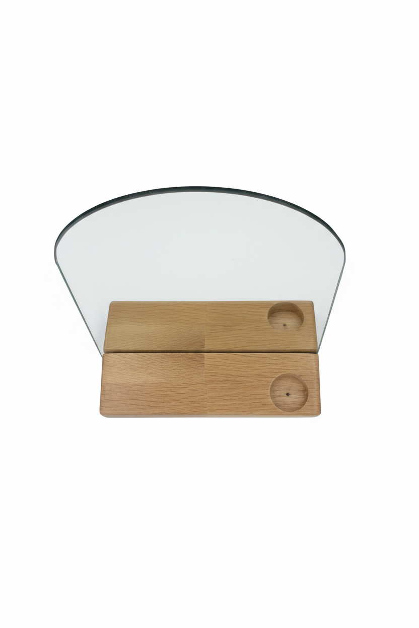 Aynalı mumluk - tamamen temiz