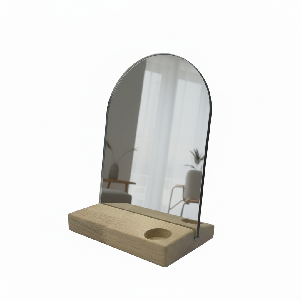 Aynalı mumluk - yansımalı ayna