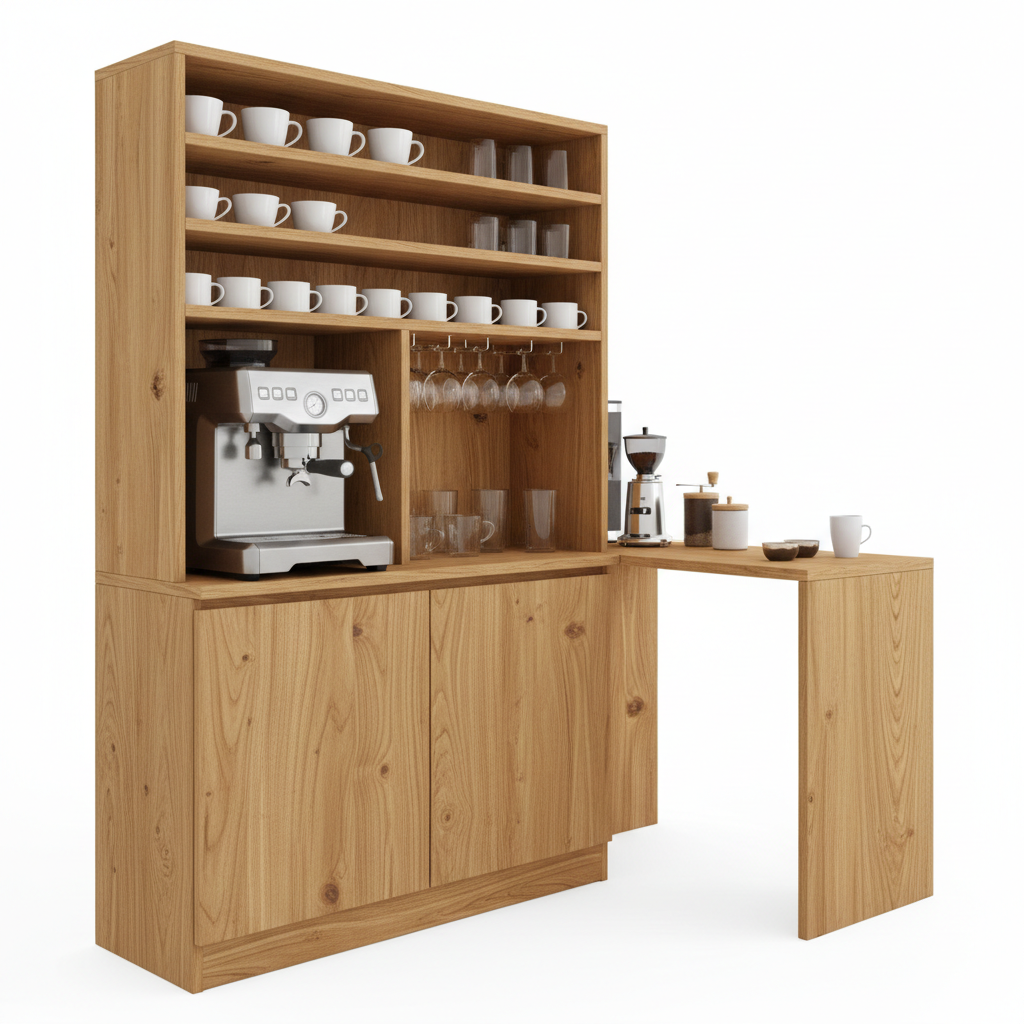 Özel tasarım kahve köşesi mobilyası