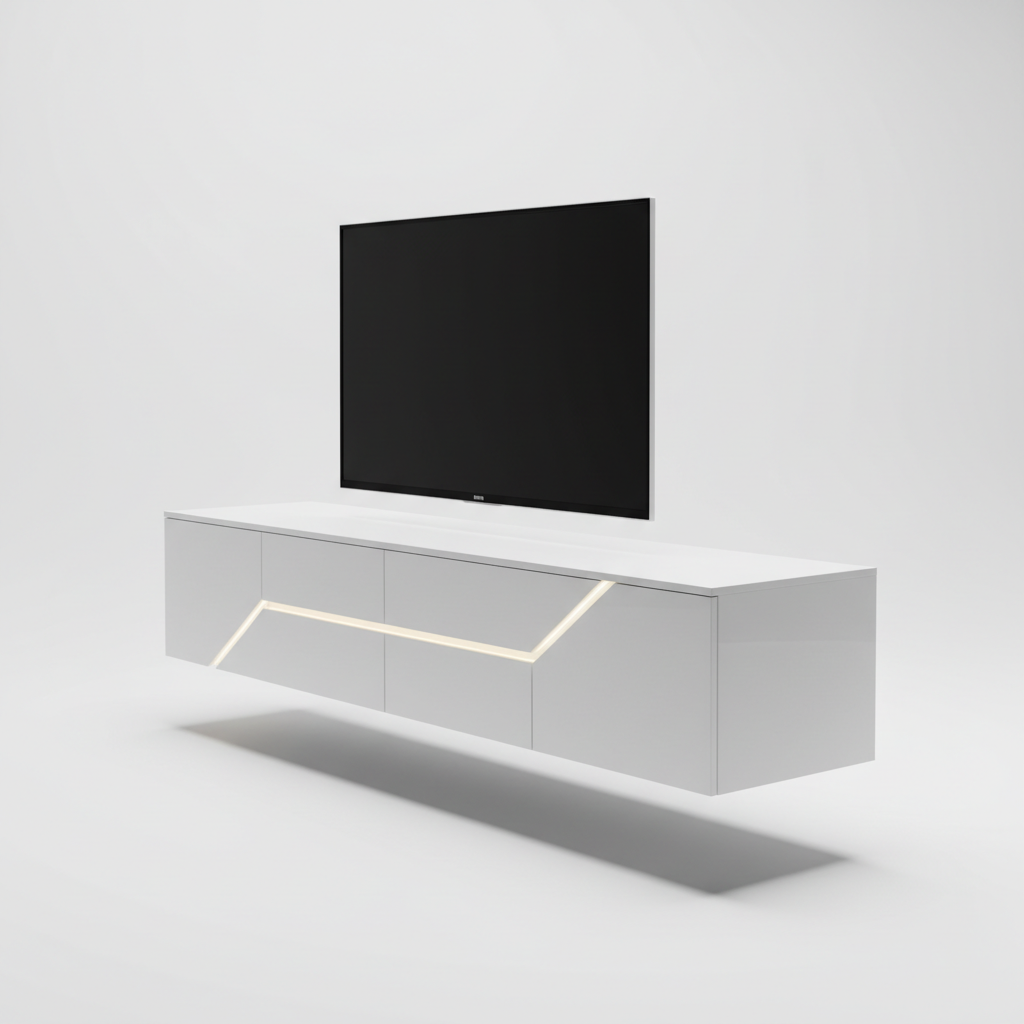 LED'li Modern TV Ünitesi