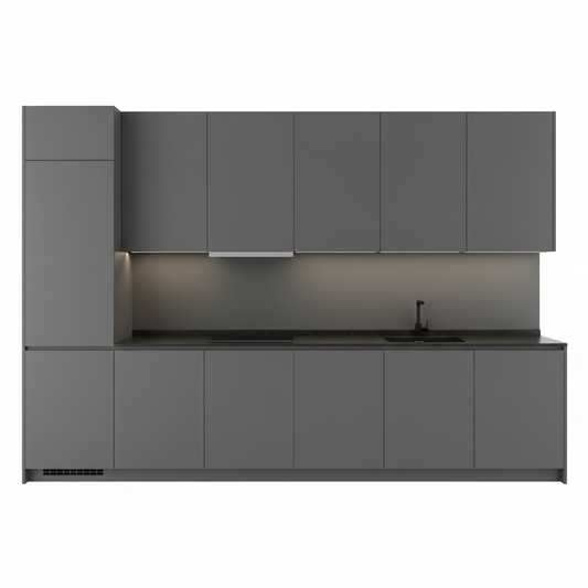 Modern Gri Mutfak Dolabı